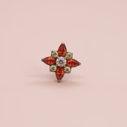 Piercing Prisma Golden Yellow - Titanio