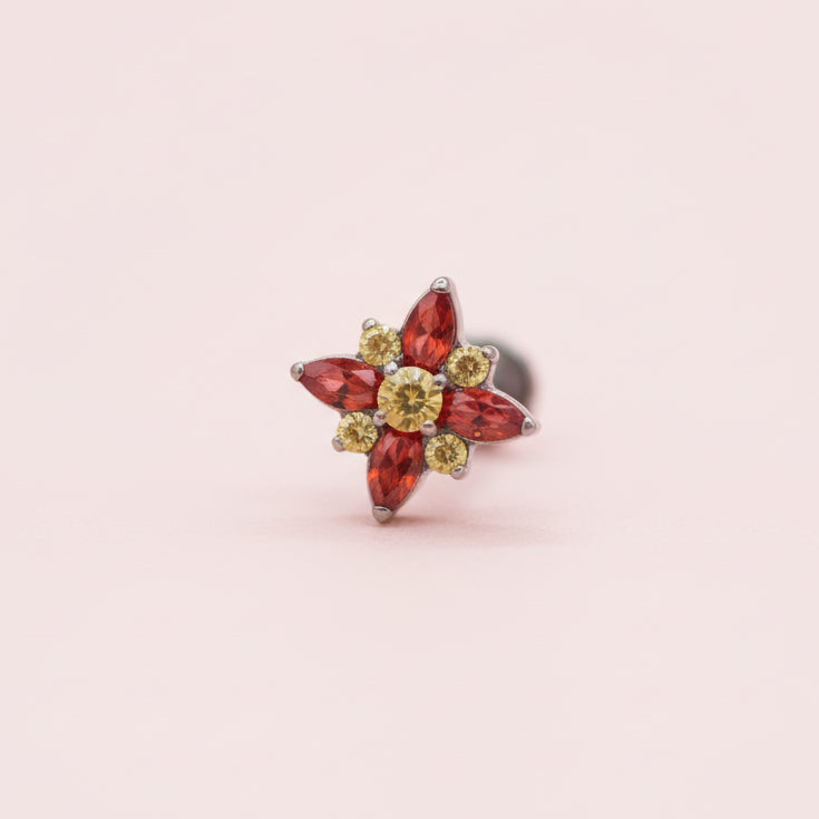 Piercing Prisma Golden Yellow - Titanio