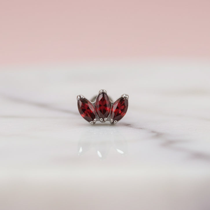 Piercing Garnet - Titanio