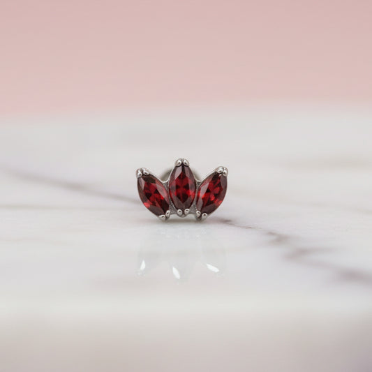 Piercing Garnet - Titanio