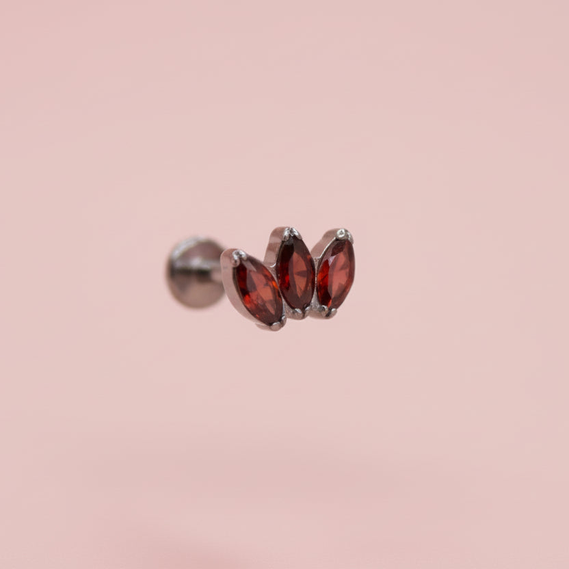 Piercing Garnet - Titanio