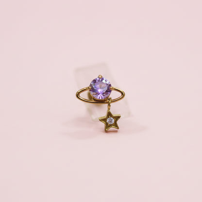 Piercing Planeta Purpura - Titanio (Labret)