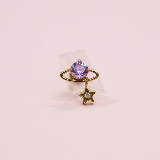 Piercing Planeta Purpura - Titanio (Labret)