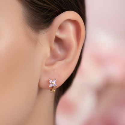 Piercing Arracada flor Mini