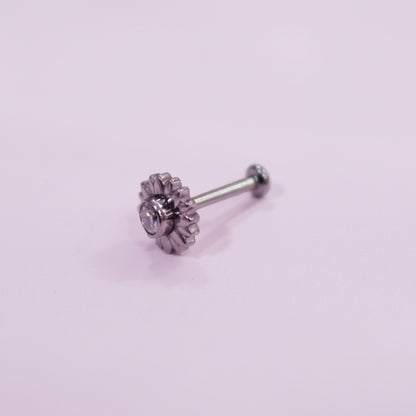 Girasol Dorado Push- Pin - Titanio