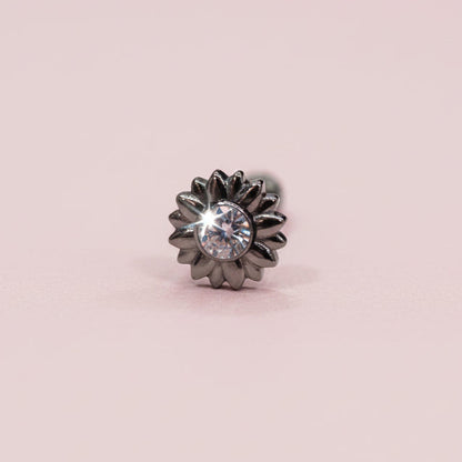 Girasol Dorado Push- Pin - Titanio