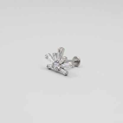 Piercing Rayos de cristal - Titanio