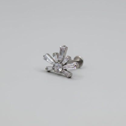 Piercing Rayos de cristal - Titanio