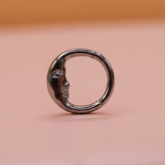 Piercing Aro Luna - Aleacion Titanio G3