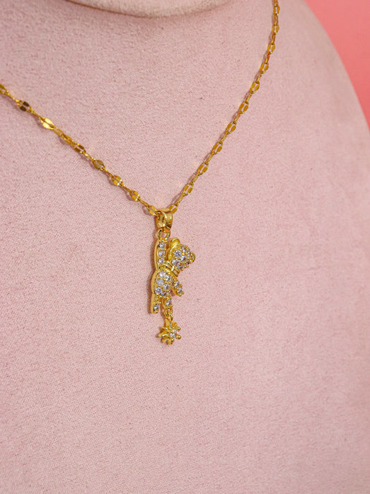 Collar Osito con Estrella