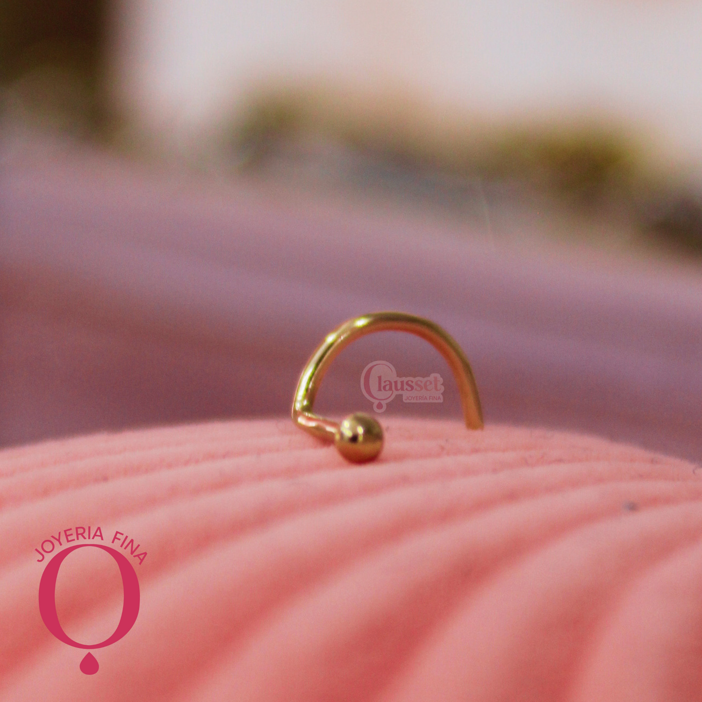 Piercing nostril "Punto" Oro 14k