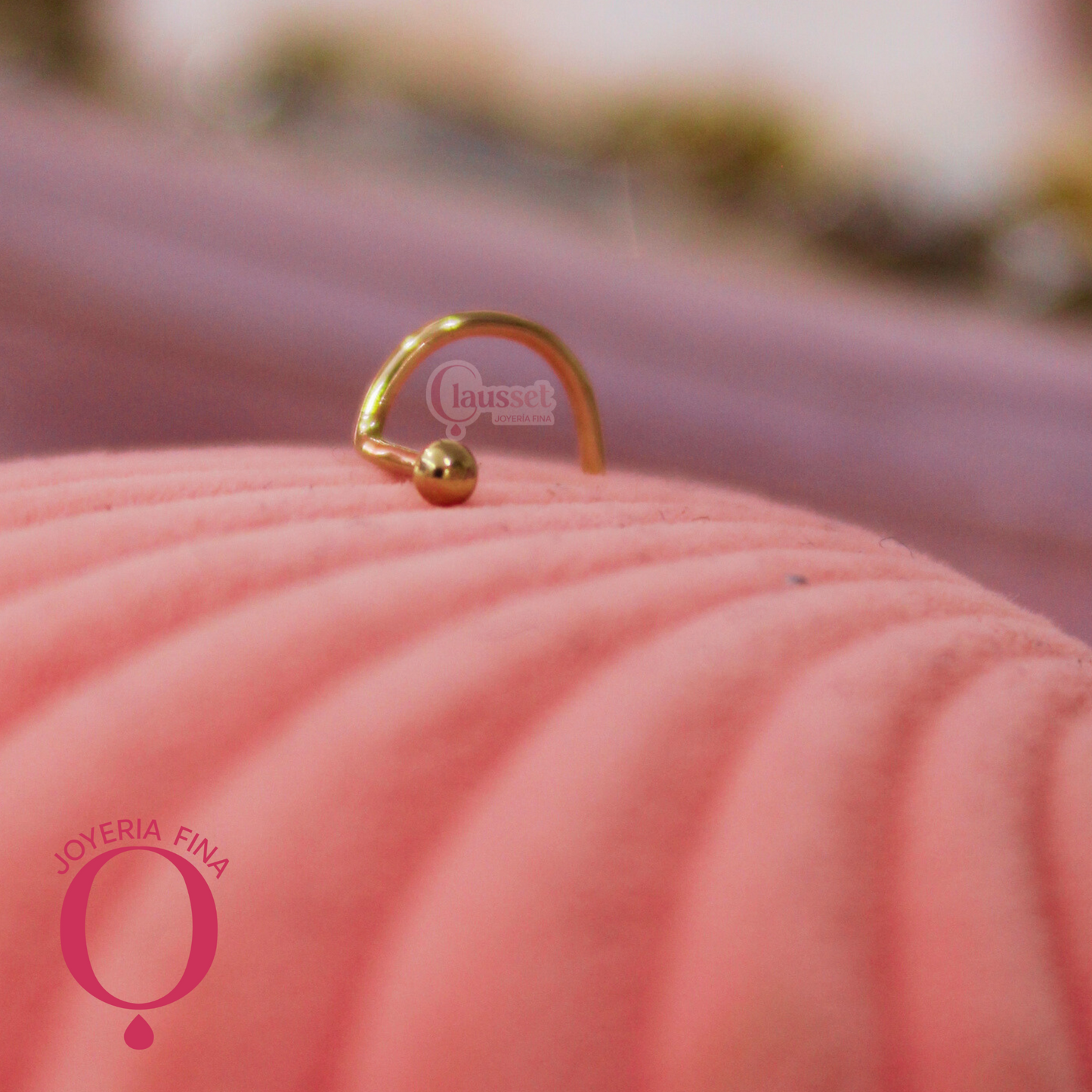 Piercing nostril "Punto" Oro 14k