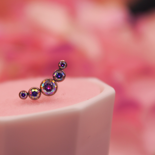 Labret 5 pastillas Tornasol - Titanio