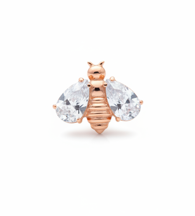 Piercing  Abeja - Titanio (Labret)