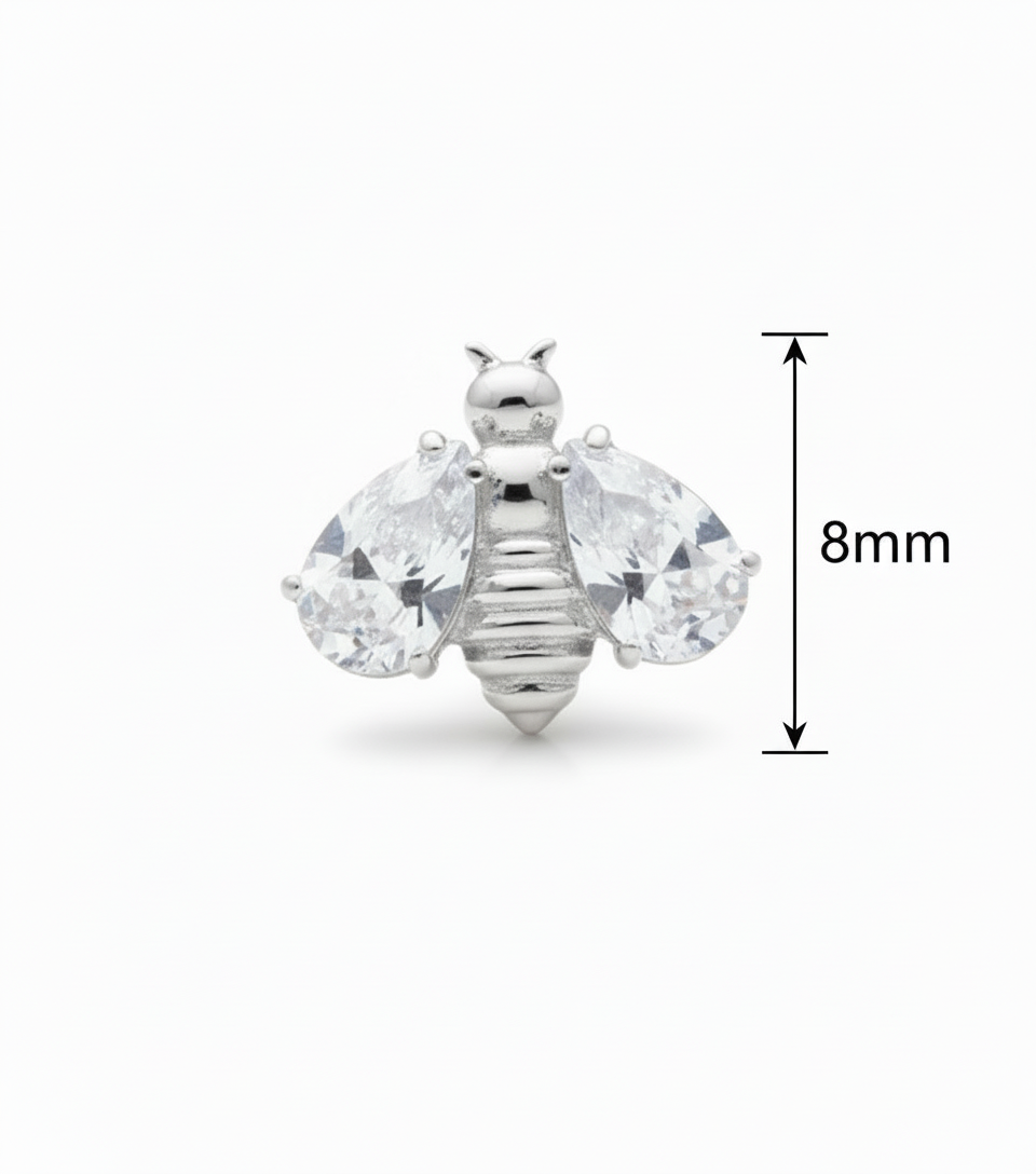 Piercing  Abeja - Titanio (Labret)