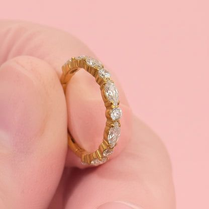 Aro Maxi para Conch 12mm - Titanio (Dorado PVD Gold)