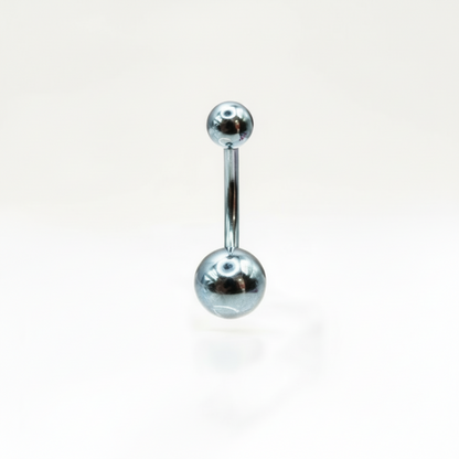 Piercing para Ombligo diseño básico - Titanio (Barbell Curvo)