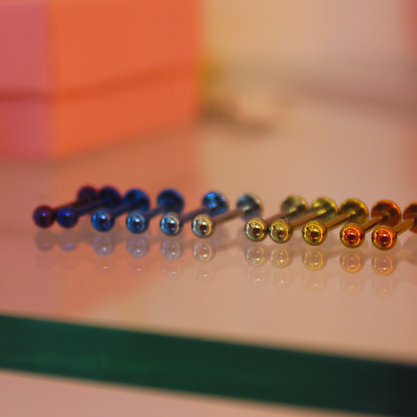 Labret basico anodizado