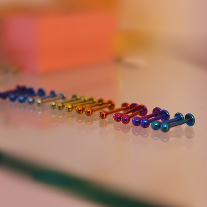 Labret basico anodizado