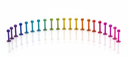 Labret basico anodizado