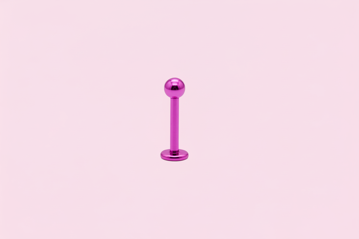 Labret basico anodizado