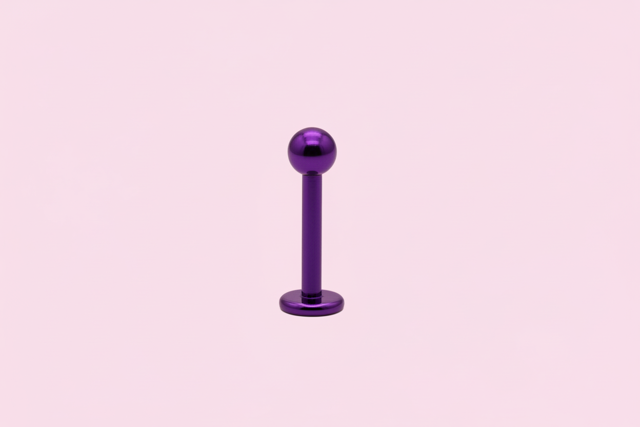Labret basico anodizado