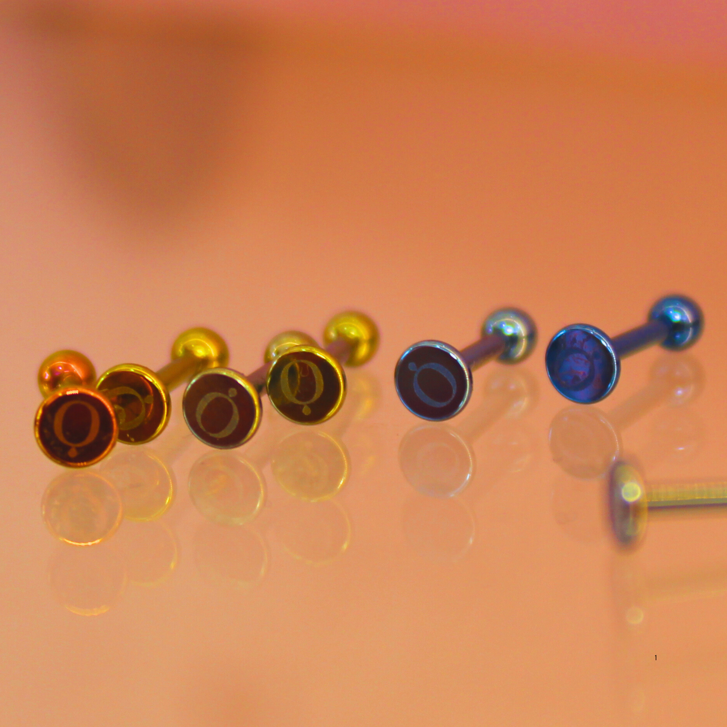 Labret basico anodizado