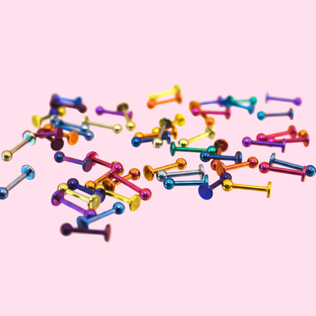 Labret basico anodizado