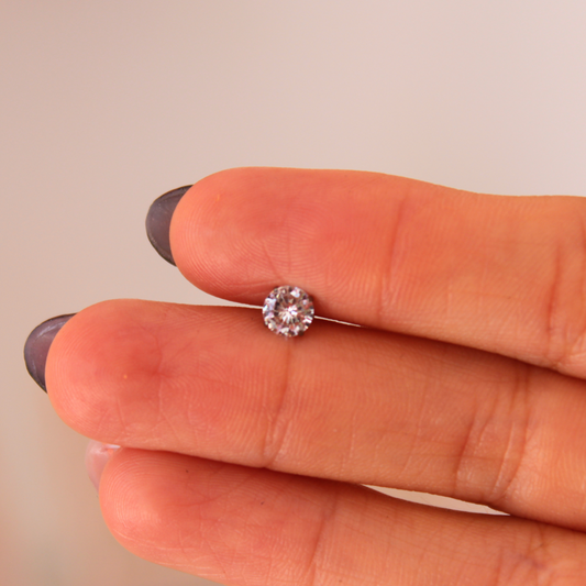 Labret Zirconia 5mm - Titanio